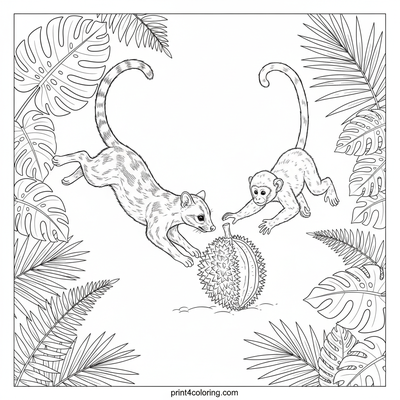 Jungle Friends' Spiky Surprise