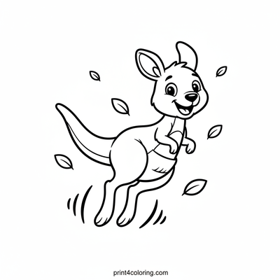 Kangaroo's Joyful Leap