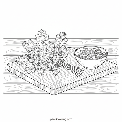 Fresh Harvest Kitchen Scene