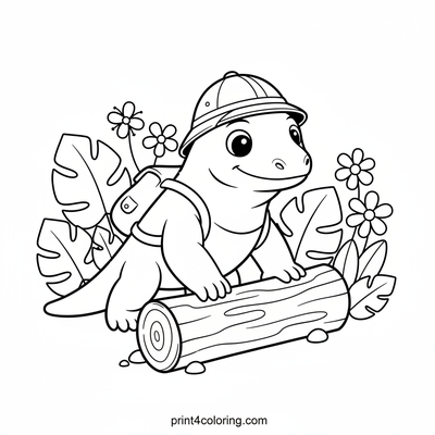 Komodo Dragon Explorer: Log Leap Adventure