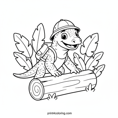 Tiny Explorer Komodo Dragon