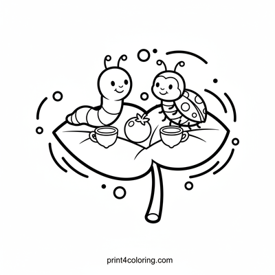 Tiny Friends' Leafy Tea Party