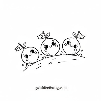 Zesty Lemon Roll Race Adventure! - free printable coloring page