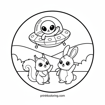 Little Alien's Park Adventure