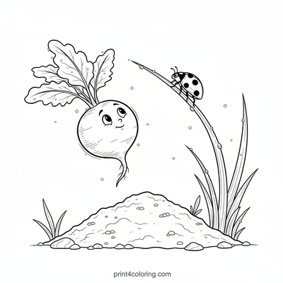 Little Beet Root's Morning Discovery