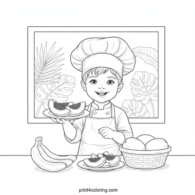 Little Chef's Tropical Fruit Masterpiece