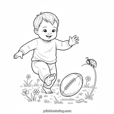 Tiny Tackler's First Rugby Discovery