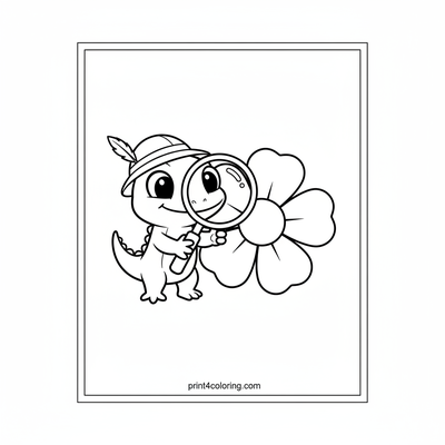 Little Lizard's Giant Flower Adventure