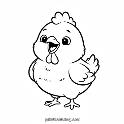 Little Rooster's First Big Crow