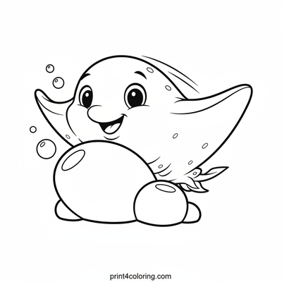 Little Stingray's Secret Coral Hideout