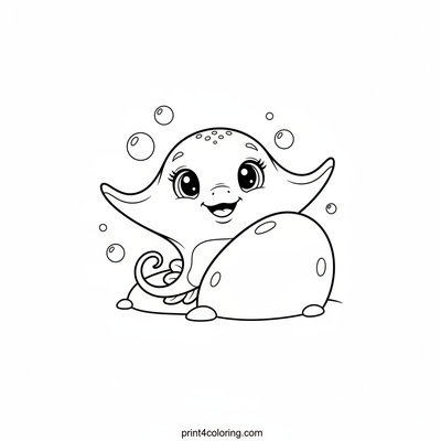 Little Stingray's Cozy Coral Hideaway