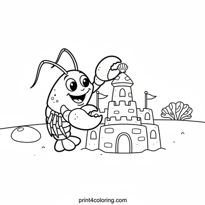 Little Lobster's Seashell Castle