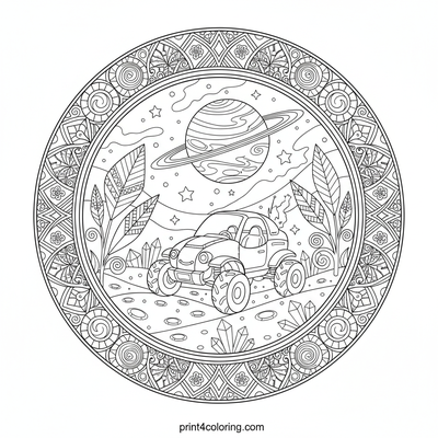 Dune Buggy coloring pages preview