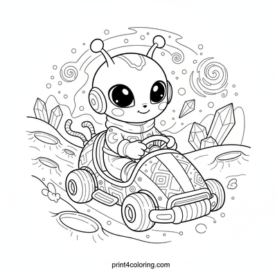 Alien Go-Kart Moon Expedition