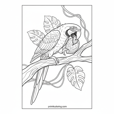 Macaw's Rainforest Nut Feast