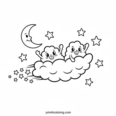 Starlit Cloud Boat Adventure