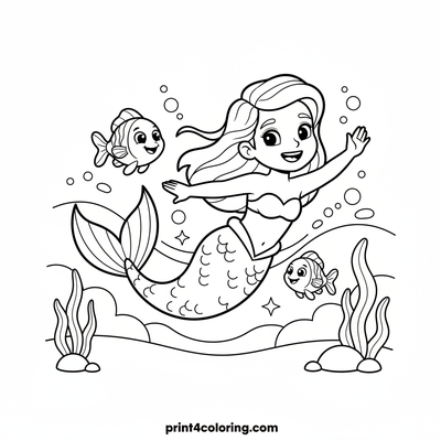 Graceful Mermaid's Lagoon Dance