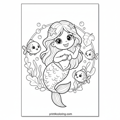 Sparkling Mermaid's Cozy Lagoon Adventure