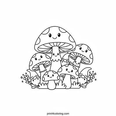 Enchanted Gnome Mushroom Garden
