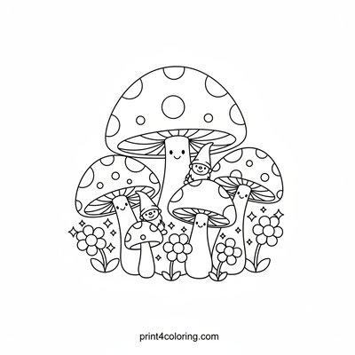 Whimsical Gnome & Mushroom Garden
