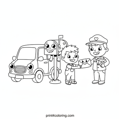 Happy Mail Monster Delivery