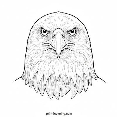 Grand Eagle Flight: Mountain Majesty - free printable coloring page