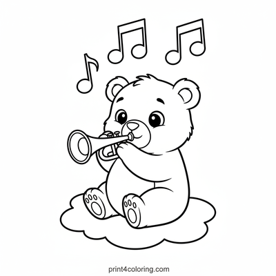 Melody Bear's First Trumpet Tune