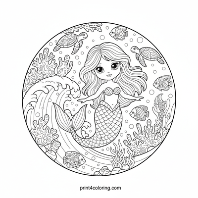 The Mermaid's Sparkling Reef Glide