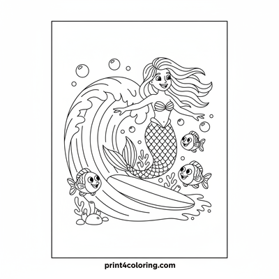 Mermaid's Enchanted Surf Adventure