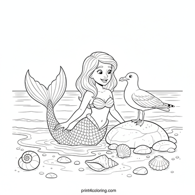 Mermaid's Secret Cove Encounter