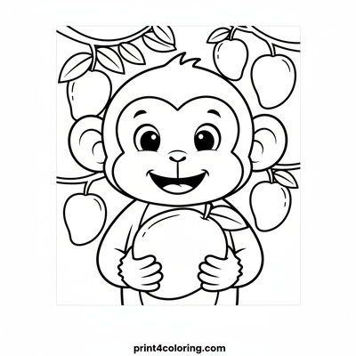 Happy Monkey's Mango Snack