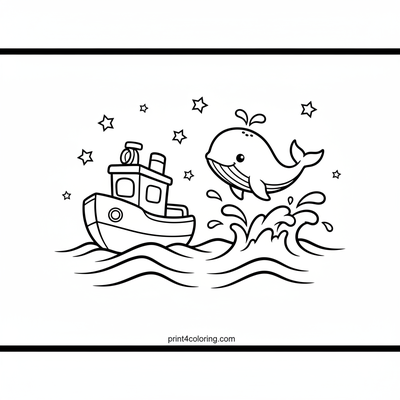 Moonlight Tugboat's Brave Rescue