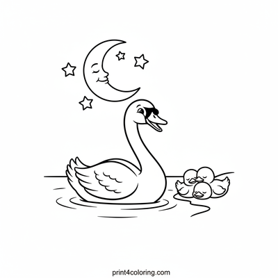 Gentle Swan's Moonlit Lullaby
