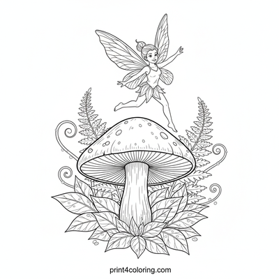 Enchanted Mushroom Home Fairy