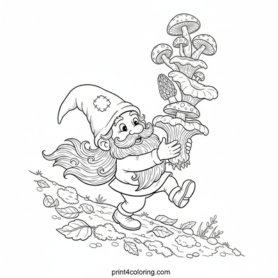 Gnome's Wobbly Mushroom Stacking Challenge