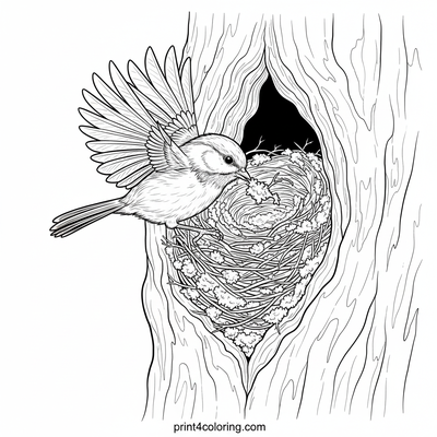 Chickadee's Cozy Nest Building Adventure