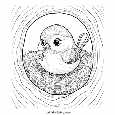 Chickadee's Cozy Nesting Home