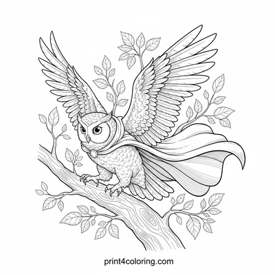 The Noble Night Owl's Velvet Twilight