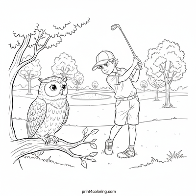 Owl's Golf Watch: The Serene Putt