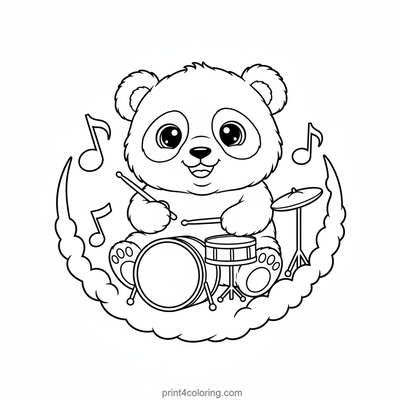 Panda's Happy Drum Solo