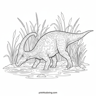 Peaceful Parasaurolophus Oasis