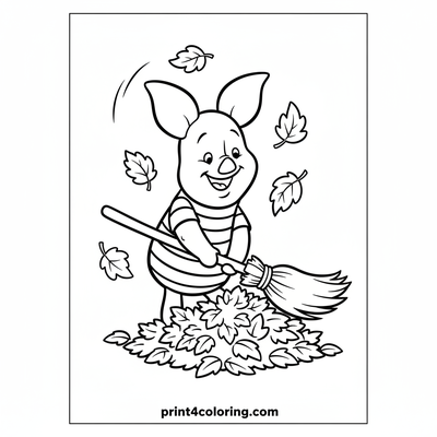 Piglet's Big Autumn Sweep