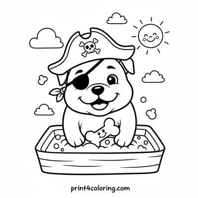 Captain Digs-a-Lot: The Pitbull Pirate