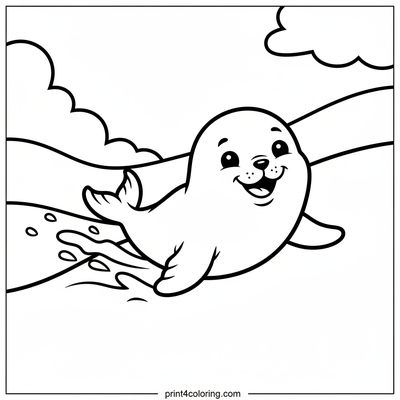 Wavy Winter Seal Slide