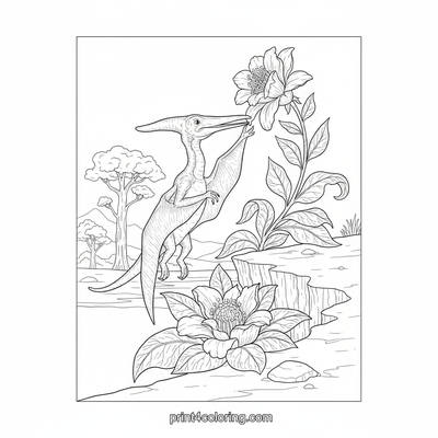 Pterodactyl's Ancient Bloom Harvest