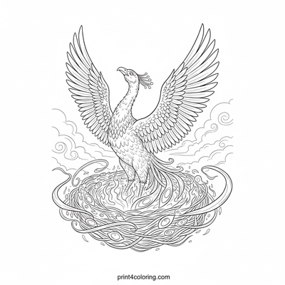 The Radiant Phoenix's Morning Stretch