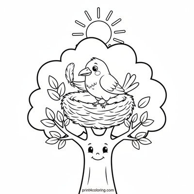 Raven's Cozy Nest Building Adventure