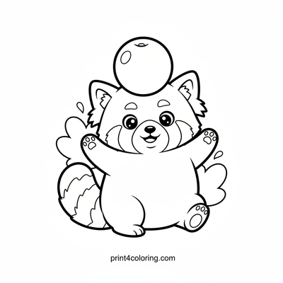 Sweet Surprise: Red Panda's Berry Hat