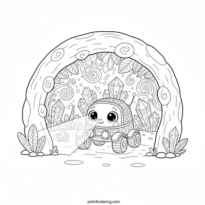 Lunar Rover's Glow-Crystal Discovery