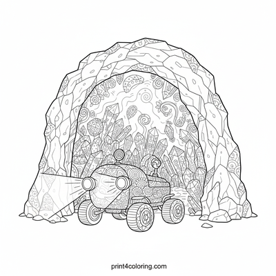 Rover's Dazzling Lunar Crystal Cave